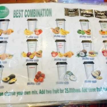 Thực đơn- Cafe Sinh Tố Ifresh