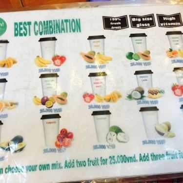 Thực đơn- Cafe Sinh Tố Ifresh