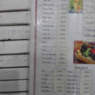 Thực đơn- Cafe Xì Trum - Sinh Tố Kem