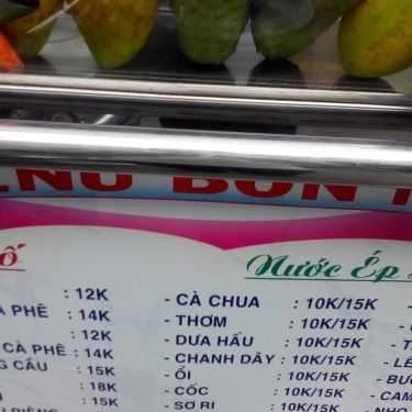 Thực đơn- Ăn vặt Bốn Mùa - Sinh Tố & Nước Ép