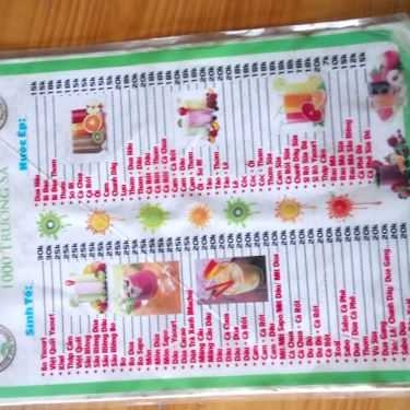 Tổng hợp- Cafe Sinh Tố & Nước Ép Trái Cây - Trường Sa