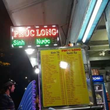 Thực đơn- Ăn vặt Sinh Tố Phúc Long