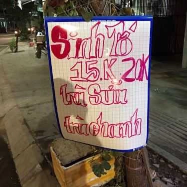 Thực đơn- Ăn vặt Sinh Tố & Trà Sữa