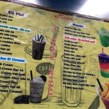 Thực đơn- Cafe, Sinh Tố & Nước Ép