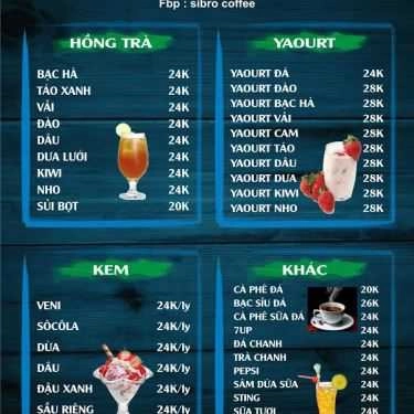 Thực đơn- Sisbro House Coffee