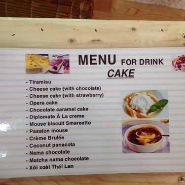 Thực đơn- Sisters Cafe - Bakery - Mocktail