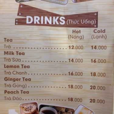 Thực đơn- Tiệm Bánh SL2 Muffin - Famous In Singapore