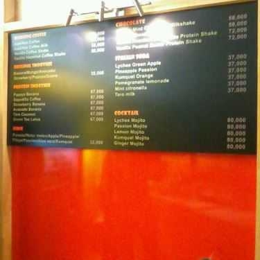 Thực đơn- Cafe Smoothie A Holic