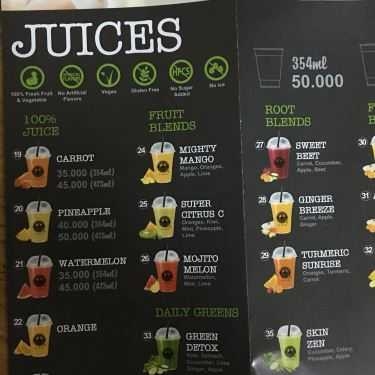 Thực đơn- Cafe Smoothie Factory Việt Nam - Thức Uống Dinh Dưỡng - Đề Thám