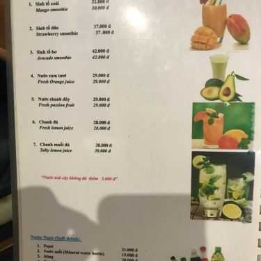 Thực đơn- Cafe Snow Cup - Kem Tuyết