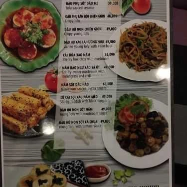 Thực đơn- Quán Ăn Sofia House Vegan - Nhà Hàng Chay