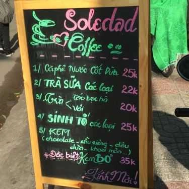 Thực đơn- Soledad Coffee