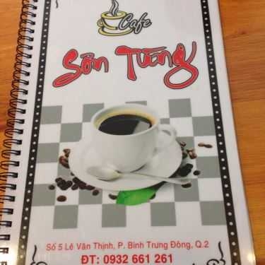 Thực đơn- Sơn Tùng Cafe