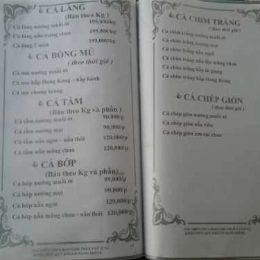Thực đơn- Quán Nhậu Sóng Biển 18 - Buffet 99K