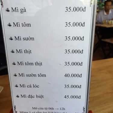 Thực đơn- Quán Nhậu Sông Hàn Quán - Cá Biển Đà Nẵng