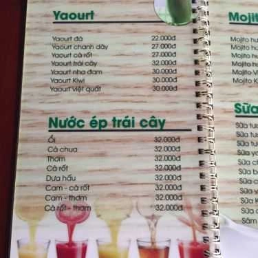 Thực đơn- Sông Quê Cafe