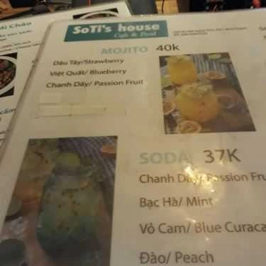 Thực đơn- SoTi Cafe & Food