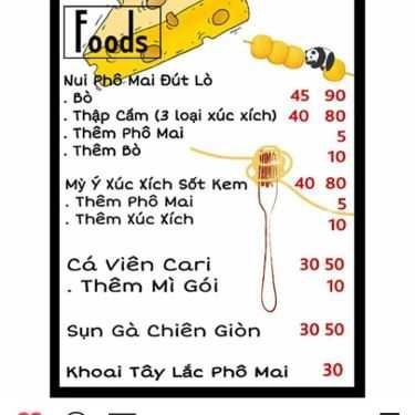 Thực đơn- Ăn vặt Speit Tea & Cheese