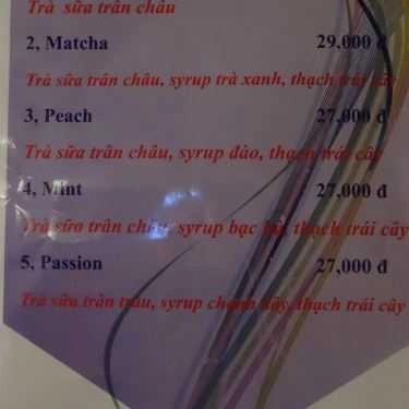 Thực đơn- Cafe Spiral Drink & Food