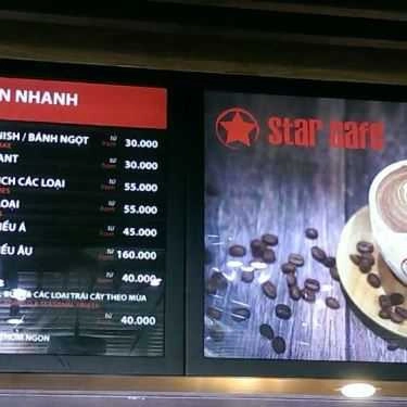 Thực đơn- Star Coffee - Ga Quốc Nội