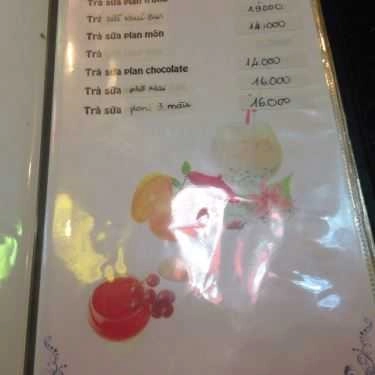 Thực đơn- Cafe Star Tea - Trịnh Đình Trọng