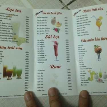 Thực đơn- Cafe Star Tea - Trịnh Đình Trọng