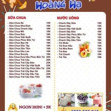 Thực đơn- Ăn vặt Sữa Chua Nếp Cẩm Friend Zone