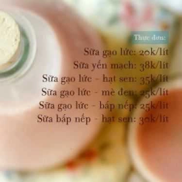 Thực đơn- Sữa Từ Hạt - Shop Online