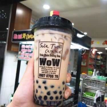 Món ăn- Cafe Wow Caramel - Sữa Tươi Trân Châu Đường Đen