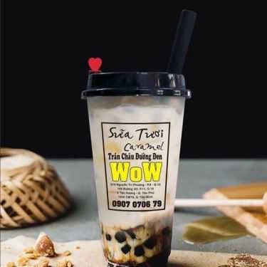 Món ăn- Cafe Wow Caramel - Sữa Tươi Trân Châu Đường Đen