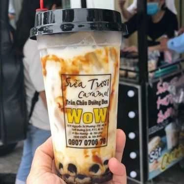 Món ăn- Cafe Wow Caramel - Sữa Tươi Trân Châu Đường Đen