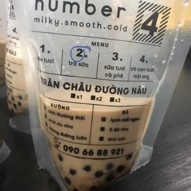 Món ăn- Sữa Tươi Trân Châu Đường Nâu Đài Loan Number4 - Shop Online