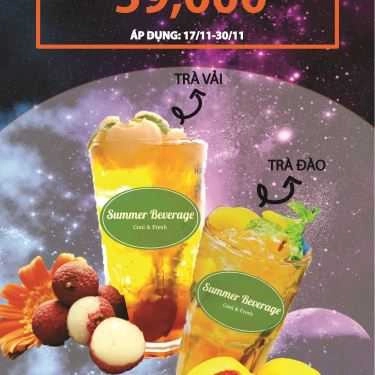 Thực đơn- Cafe Summer Beverage - Trà Sữa - Pearl Plaza