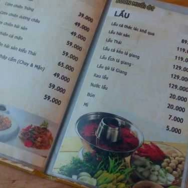 Thực đơn- Quán Nhậu Sườn Muối Ớt - Phạm Văn Đồng