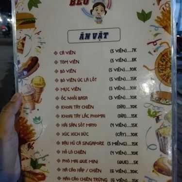 Thực đơn- Ăn vặt Súp Cua Chị Béo