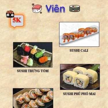 Thực đơn- Shop online Sushi - Tỉnh Lộ 10