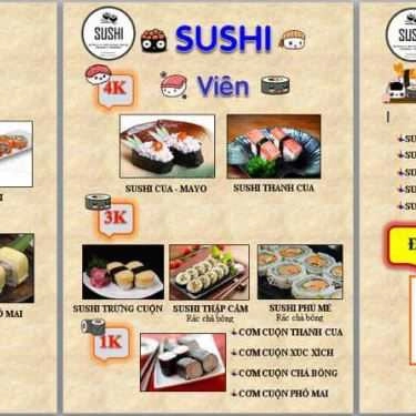 Thực đơn- Shop online Sushi - Tỉnh Lộ 10