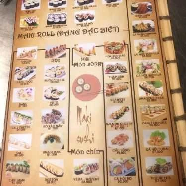 Thực đơn- Ăn vặt Sushi Cô Chủ Hoa Mai