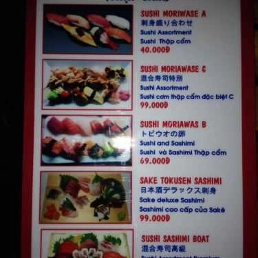 Thực đơn- Ăn vặt Sushi Đường Phố - Sake Kissho - Lê Văn Thọ