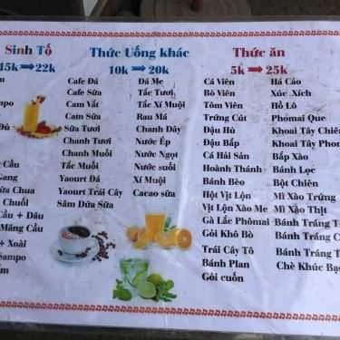 Thực đơn- Ăn vặt Sushi Tea & Milk