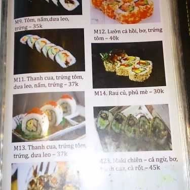 Thực đơn- Ăn vặt Sushi Và Trà Sữa Hanah