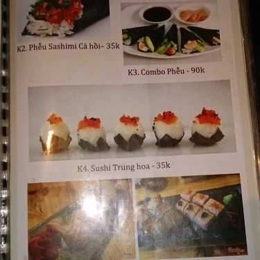 Thực đơn- Ăn vặt Sushi Và Trà Sữa Hanah