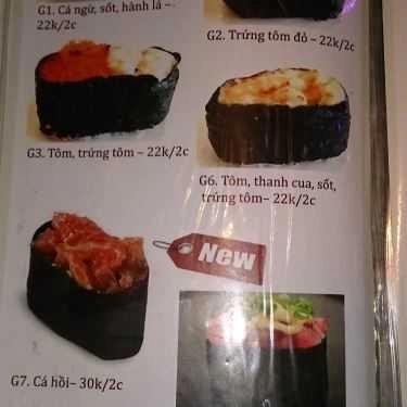 Thực đơn- Ăn vặt Sushi Và Trà Sữa Hanah