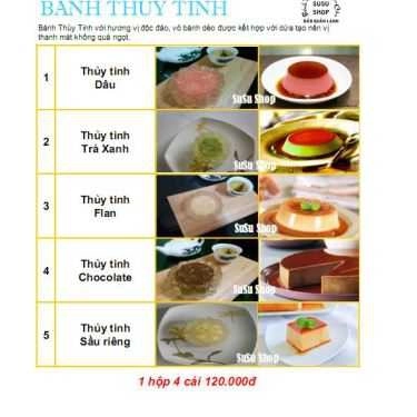 Thực đơn- Susu Shop - Bánh Trung Thu Rau Câu - Shop Online