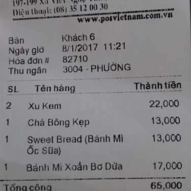 Tổng hợp- Tiệm Bánh Sweet Home Bakery - Xô Viết Nghệ Tĩnh