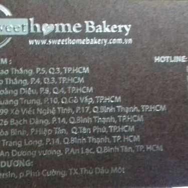 Tổng hợp- Tiệm Bánh Sweet Home Bakery - Xô Viết Nghệ Tĩnh
