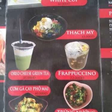 Thực đơn- Ăn vặt Sweet House - Sinh Tố Trái Cây