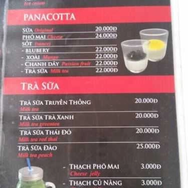 Thực đơn- Ăn vặt Sweet House - Sinh Tố Trái Cây