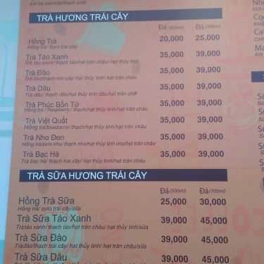 Thực đơn- Cafe Sweetie - Drinks & Cakes Take Away