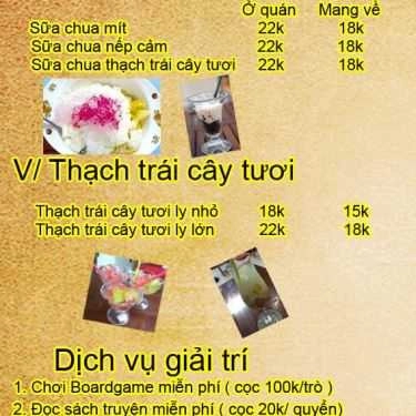 Tổng hợp- Cafe T.A Trà Sữa & Boardgame